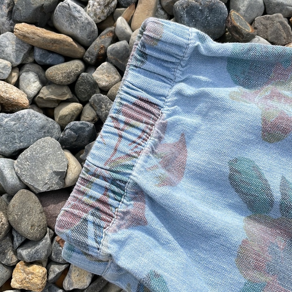 MOTHER Floral Jogger Style Blue and Pink - Picture 10 of 13